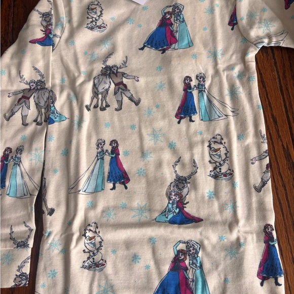 NWT Gap Kids Frozen Anna & Elsa Organic Cotton Pajama Set - Picture 7 of 7